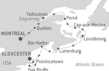 CANADA MARITIMES AND NORTHEAST U.S. MAP