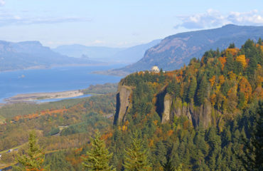 Columbia River Gorge panorama Oregon.