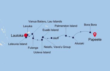 Fiji-Polynesia Map