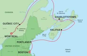 MONTREAL-BOSTON MAP