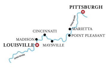 OHIO RIVER EXPLORATION MAP