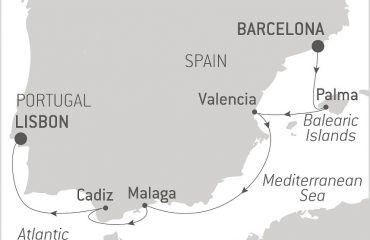 SPAIN AND PORTUGAL MAP