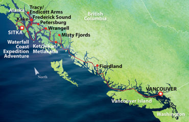Vancouver-Sitka Map