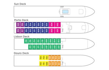 AMA DOURO DECK PLAN