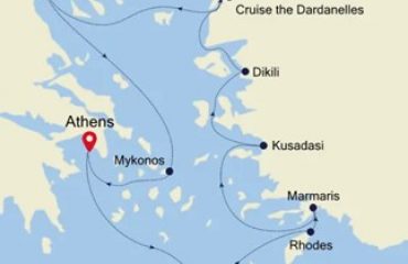 ATHENS ISTANBUL ROUND TRIP MAP