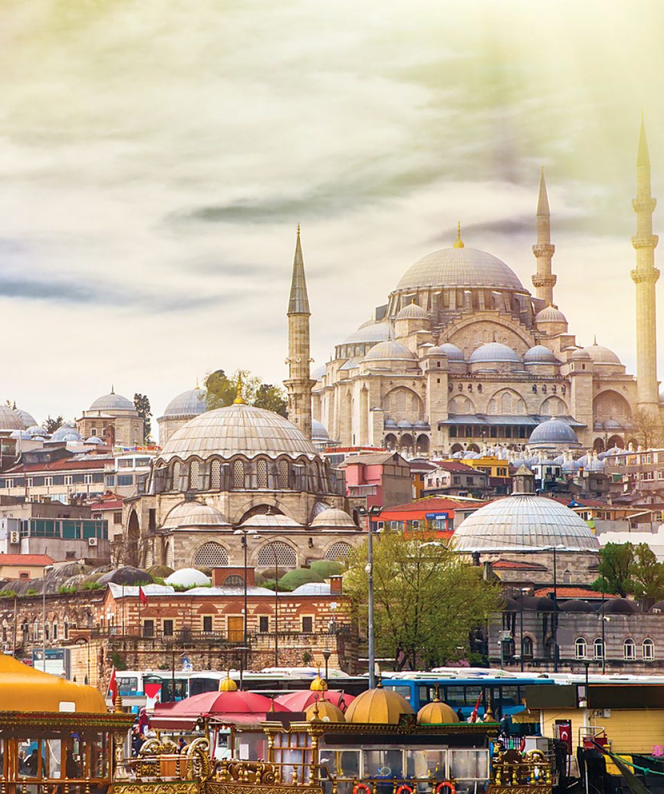 Istanbul the capital of Turkey, eastern tourist city.