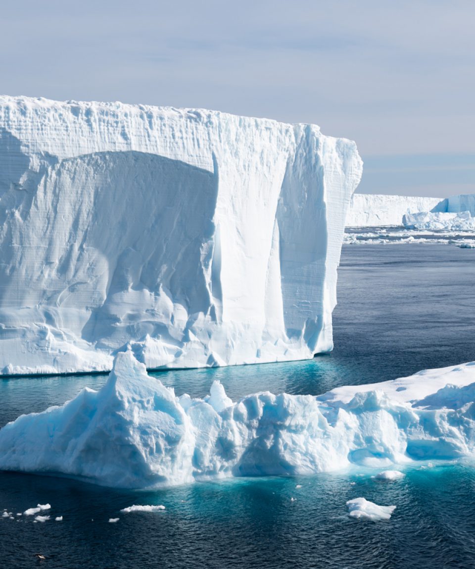 Tabular Icebergs in the Weddell Sea